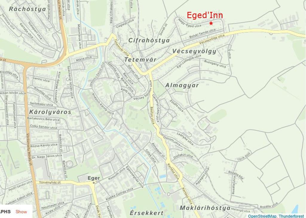 Eged'Inn Eger Exterior photo